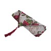 ZONADAH Christmas Table Runner180x35cm Christmas Table Runners with Red Flower