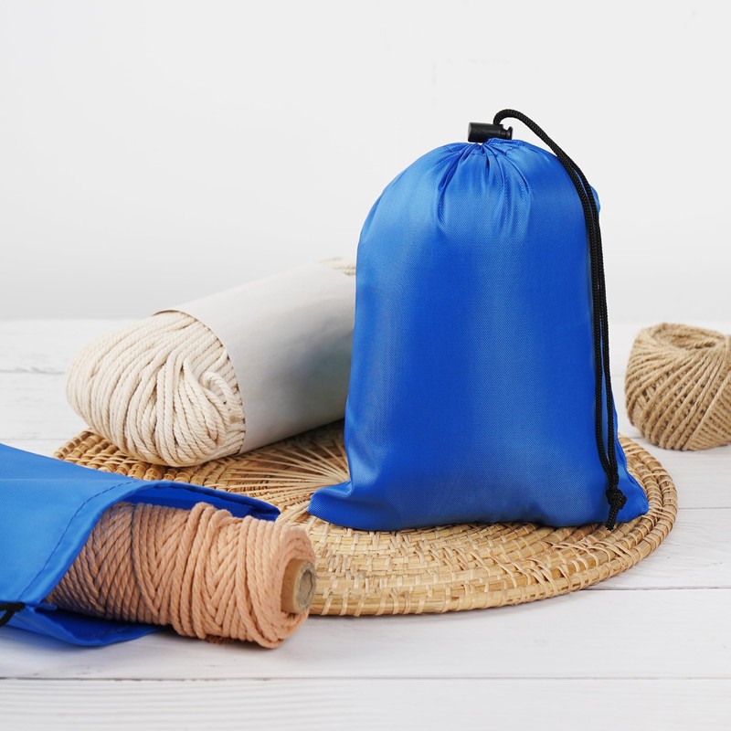 Drawstring Bag with Toggle - Nylon Cinch and Ditty Pouch