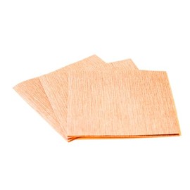 The Napkins Deluxe Collection Premium Disposable Linen-Feel Napkins - Rustic Orange (Cocktail 25x25cm)