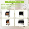 Lomens Wall Heater Base Legs, Wall Heater Floor Mounting Kit