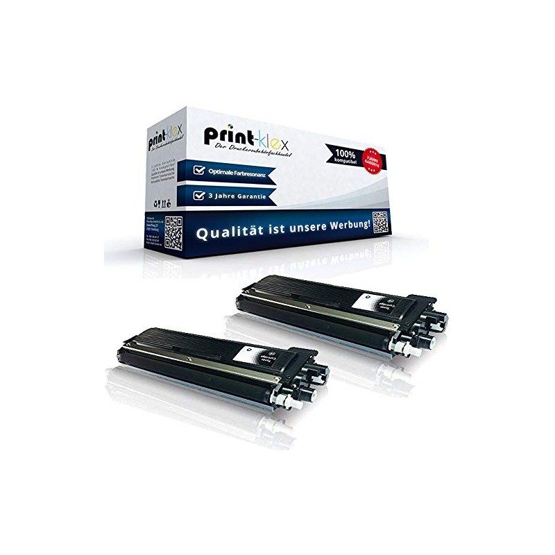 2 x Print-Klex Toner Cartridges Compatible with Brother DCP 9017