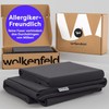 Wolkenfeld Cushion cover 40 x 80 cm, grey anthracite -