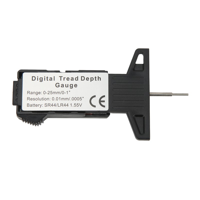 Digital Tread Depth Gauge 0 to 25mm Range LCD Display