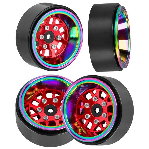 RCarmubWow RC 1.3" Beadlock Wheels 1.3 rc Wheels for RC