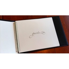 Hortense B. Hewitt Purple Swirl Guest Book, 7.5 x 5.75-Inches