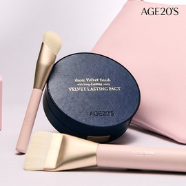 Age20s [AGE20'S] AGE20S Velvet Lasting Pact (Main Product 1 + Refill 1) (SPF50+ PA++++) - No. 19C / [에이지투웨니스]AGE20S 벨벳 래스팅 팩트(본품1+리필1) (SPF50+ PA++++) - 19C호