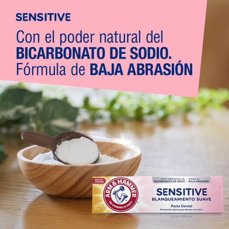 Crema Dental White Sensitive Sabor A Menta 127 G Arm