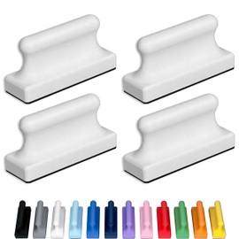Glassboard Studio Mega Magnets - Neodymium - Heavy Duty, Colorful, Ergonomic, Ideal for Crafting, Quilting, and as Magnetic Knife Holders (4, Snow White Pawn)