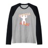 Gorilla Mode Gorilla Gym für Muskeln Gorilla Fitness Logo Raglan
