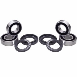 Replacement Parts For Both Front Wheel Bearing Seal Kits for 87-04 Kawasaki KSF250 Mojave 250 Model-88DVZ8-129