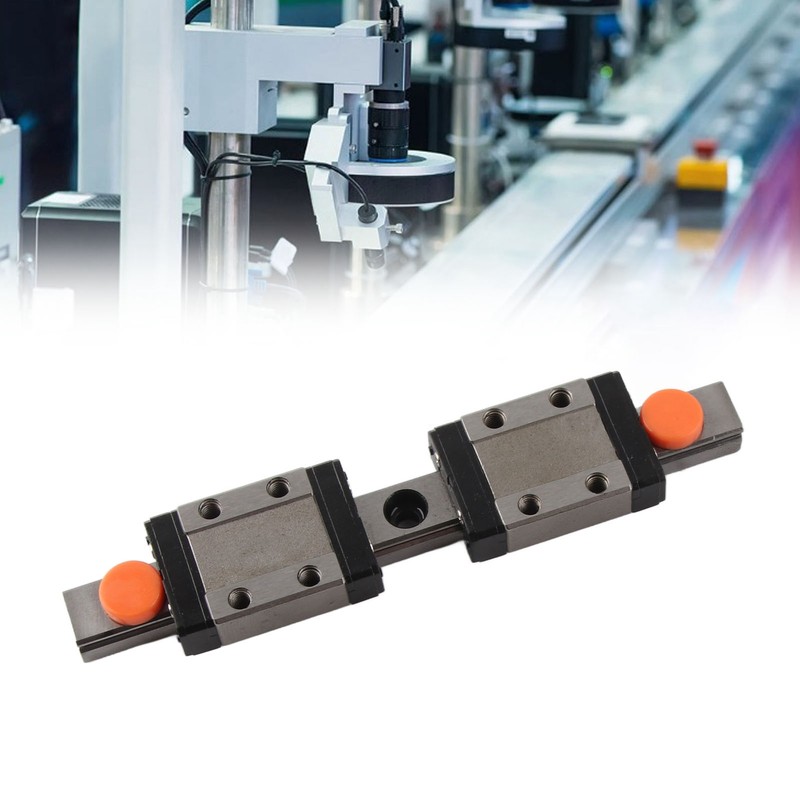 Linear Guide Rail High Accuracy Bearing Steel Strong Bearing Wear