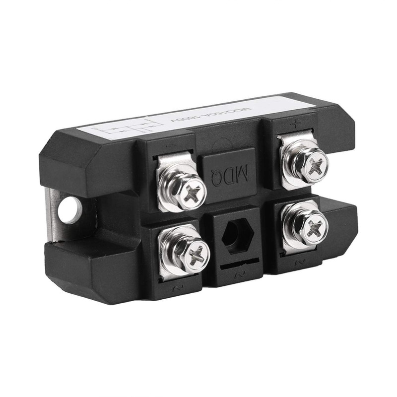Rectifier 1600 V, Bridge Rectifier, Single Phase Diode Bridge, Black