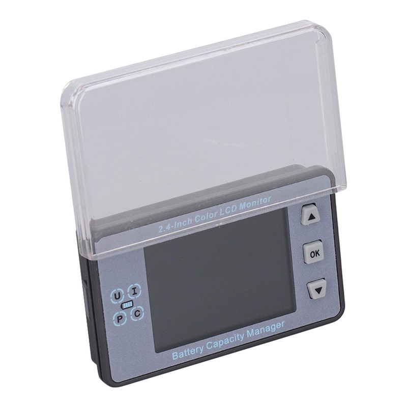 Voltmeter Coulometer Wireless Battery Capacity Manager Monitor with 2.4in Color