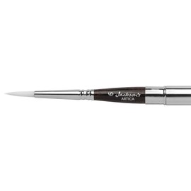 Jackson's : Artica : White Toray : Retractable Synthetic Brush : Series 112 : # 6