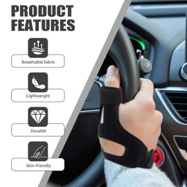 2 pieces thumb bandage right, thumb bandage left, thumb CCD joint bandage, comfortable and breathable, durable and adjustable for arthritis, tendonitis, soft tissue injuries, sprains