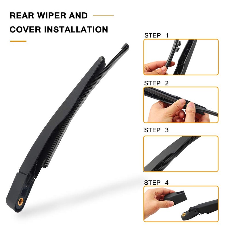 Rear Wiper Arm Blade Replacement for Ford Explorer 2011-2023,Escape 2013-2023,2015-2019