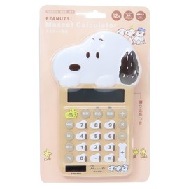 Tees Factory SN-5543658BB Snoopy Mascot Calculator, Brown/Brother H7.8 x W4.6 x Depth 0.8 inches (198 x 118 x 20 mm)