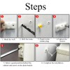 Anti Tip Furniture Straps, Steel Wire Furniture Wall Anchors Kit,