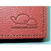 [TARUUUU] Genuine Leather Handicap Handbook Cover [L Size] (Red) /