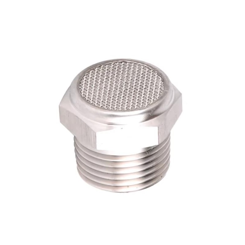 Pneumatic Silencer VA Stainless Steel 1/4 Inch Compressed Air Damper