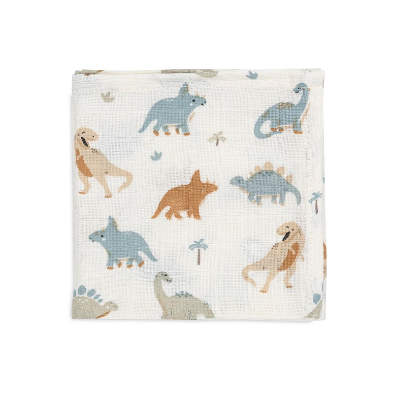 Jollein Roarsome 537-848-67100 Muslin Burp Cloths 31 x 31 cm