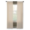 Curtainworks Trinity Crinkle Voile Sheer Curtain Panel, 51 by 63",