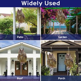 4PCS Paper Fake Owl Flat Pigeon Scare Devices with Reflective Tape Plastic Owl to Scare Pigeon for Balcony Fake Owl Garden Owl to Keep Pigeon Woodpecker Away from Outdoor House Patio Porch Roof