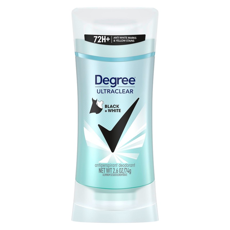 Degree UltraClear Antiperspirant Deodorant Black+White Anti White Marks and Yellow