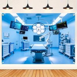 HANYING Hospital Backdrop Operating Emergency Room Photography Background Nurse Healthcare Workers Bulletin Banners Doctor Nurse Appreciation Week Party Supplies Portrait Studio Props 7x5ft YL04WH