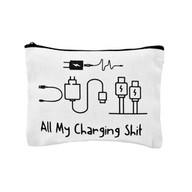 Sisadodo Travel Cable Organiser Bag for Handbags Backpack Small Tech Accessories Zip Lock Bag Organiser Pouch for Travel Work Mutifunctional Portable Holiday Zipper Storage Bags for Cables Plugs