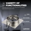 Ledvion Smart Seville LED Recessed Spotlight, Stainless Steel, Slim WiFi,