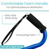 Vive Offset Walking Cane with Comfort-Foam Handle - for Women,