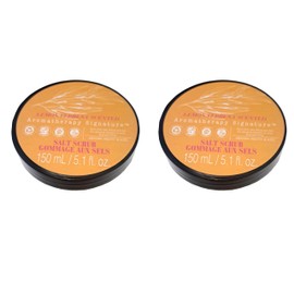 Lemon Verbena Scented - Aromatherapy Signature - Salt Scrub Gommage AUX Sels 5.1fl oz/150ml (Set of 2 Pack)