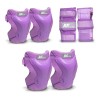 Set De Protecciones Patinaje Pro Lila, Rollerface