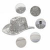 Silver Rhinestone Western Cowboy Hat for Womens - Glitter Cowgirl