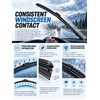 Windshield Wiper Blades, 22"+22", Stable, Quiet, All Season 2 Pack