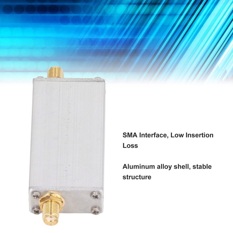 VHF Bandpass Filter Aluminum Alloy Shell Comm Band Pass Frequency
