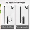 Zewa Kitchen Roll Holder No Drilling – Black Roll Holder,