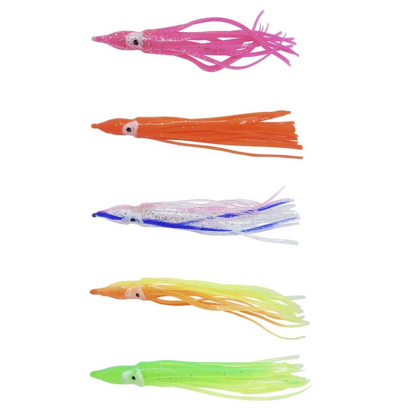FISHIN ADDICT Nano Muppet Squid Skirts Plastic Jigs 5cm |