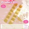 Gold Caviar Beads 0.8-2mm, Nail Chains & Metal Beads Acrylic