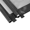 Black Portable Pet Gate Fence Foldable Small Animal Protective Fence