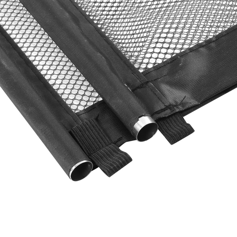 Black Portable Pet Gate Fence Foldable Small Animal Protective Fence