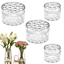 4pcs Blumenhalter,Blumenhalter Für Vasen,Hanataba Blumenhalter,Blumen Bouquet Twister,Blumenstielhalter,Transparenter Spiralstielhalter Für Blumen,Für Diy Blumenarrangement Halte Stielhalter Blumen