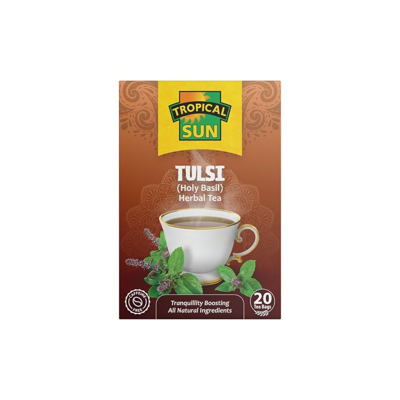 Tropical Sun Tulsi Teabags, Pack of 6