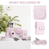 HIYQIN Instant Camera Case Compatible with Instax Mini 12/11 /9/8/8+,