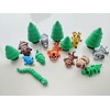 3D Printed Jungle Animals Set – Articulated Toys + Trees
