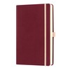 Castelli Milano AQUARELA Black Cherry Notebook 13x21 cm Striped Hard