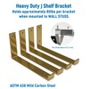 LEOPO 12 inch Shelf Bracket for DIY Floating Shelf, 1/5