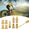 QKURT Bicycle Adapter, Inflation Adapter Set Pump Adapter Valve Adapter