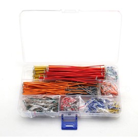 840 Piece Jumper Wire Set, Jumper Cable, Electronics Breadboard Breadboard Wire Bridges Set, with 14 Different Lengths Male to Male Jumper Cable Wires Breadboard Set with Plastic Box